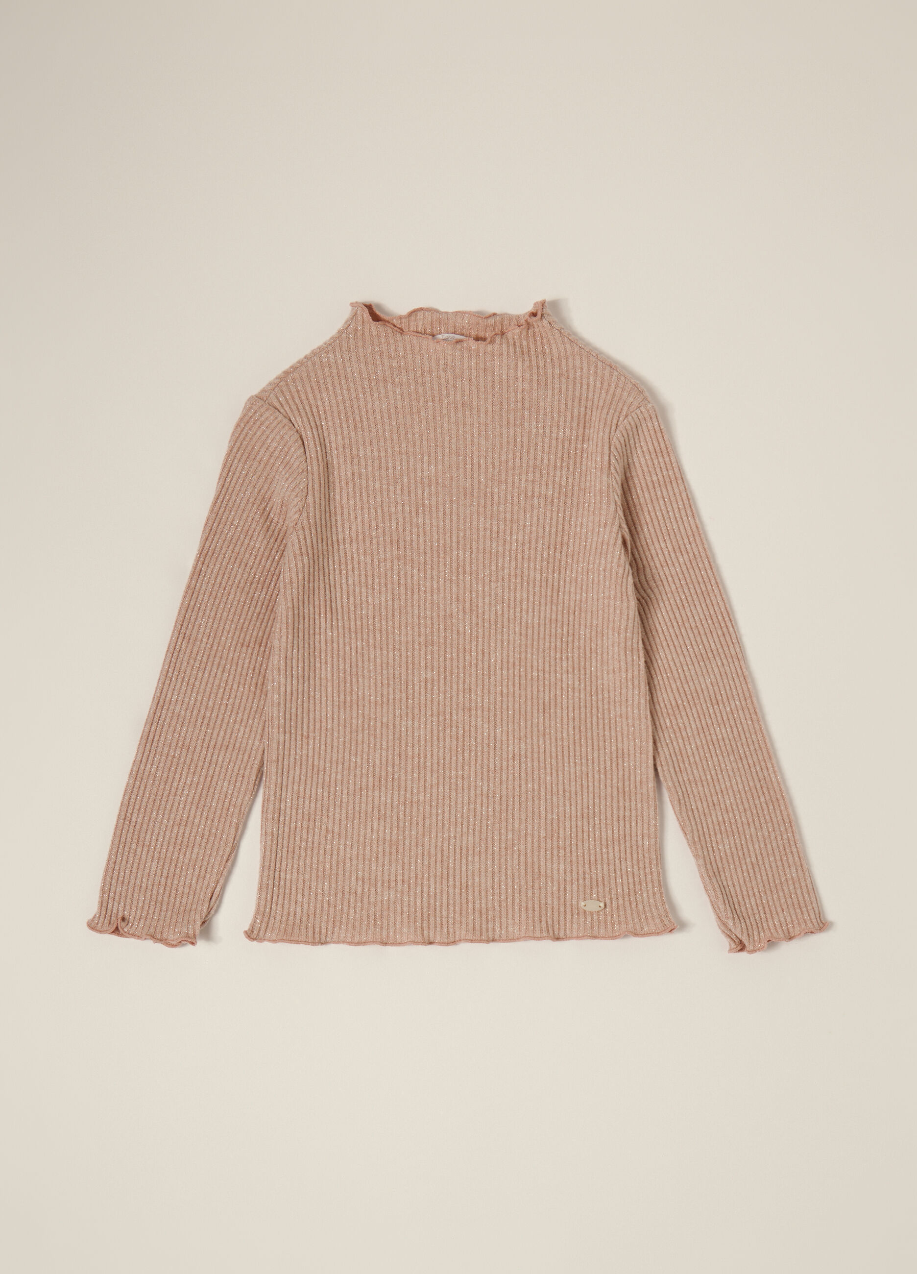 Pink Long-Sleeve Mix Shirt