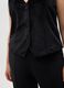 Black waistcoat with lining and regular fit buttons_3