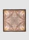 Foulard marrone in misto viscosa e lana con fantasia_1