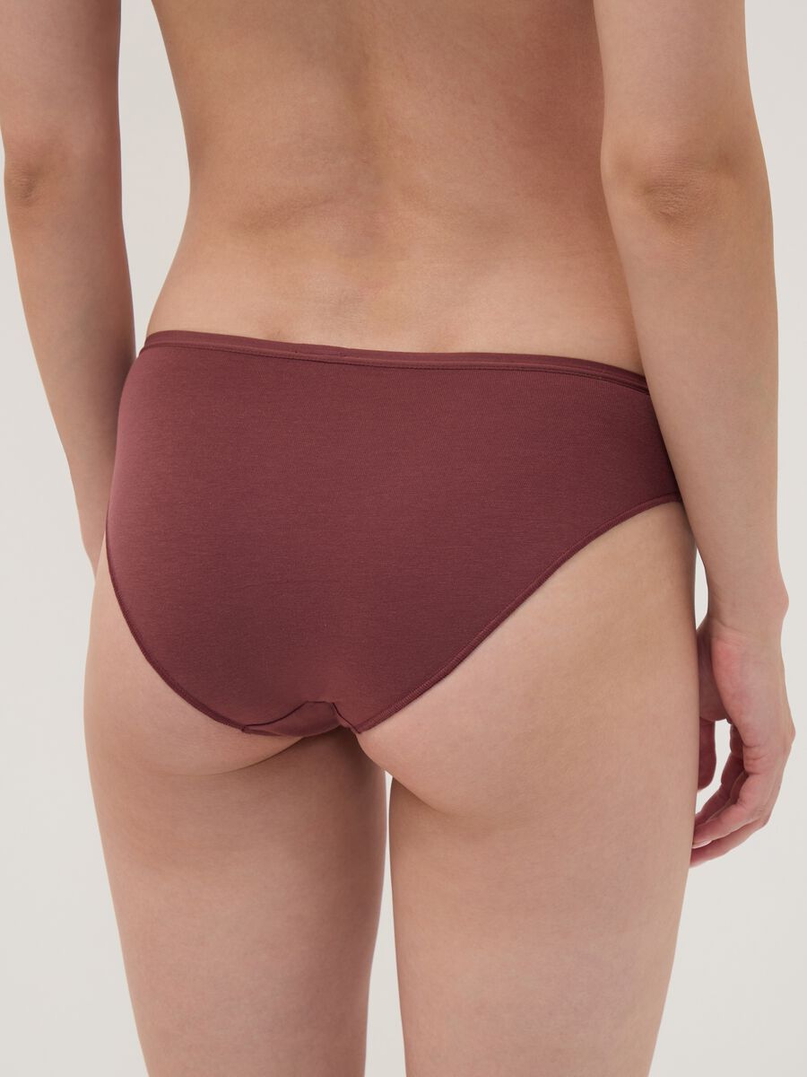 Five-pack of multicolour stretch organic cotton briefs_2