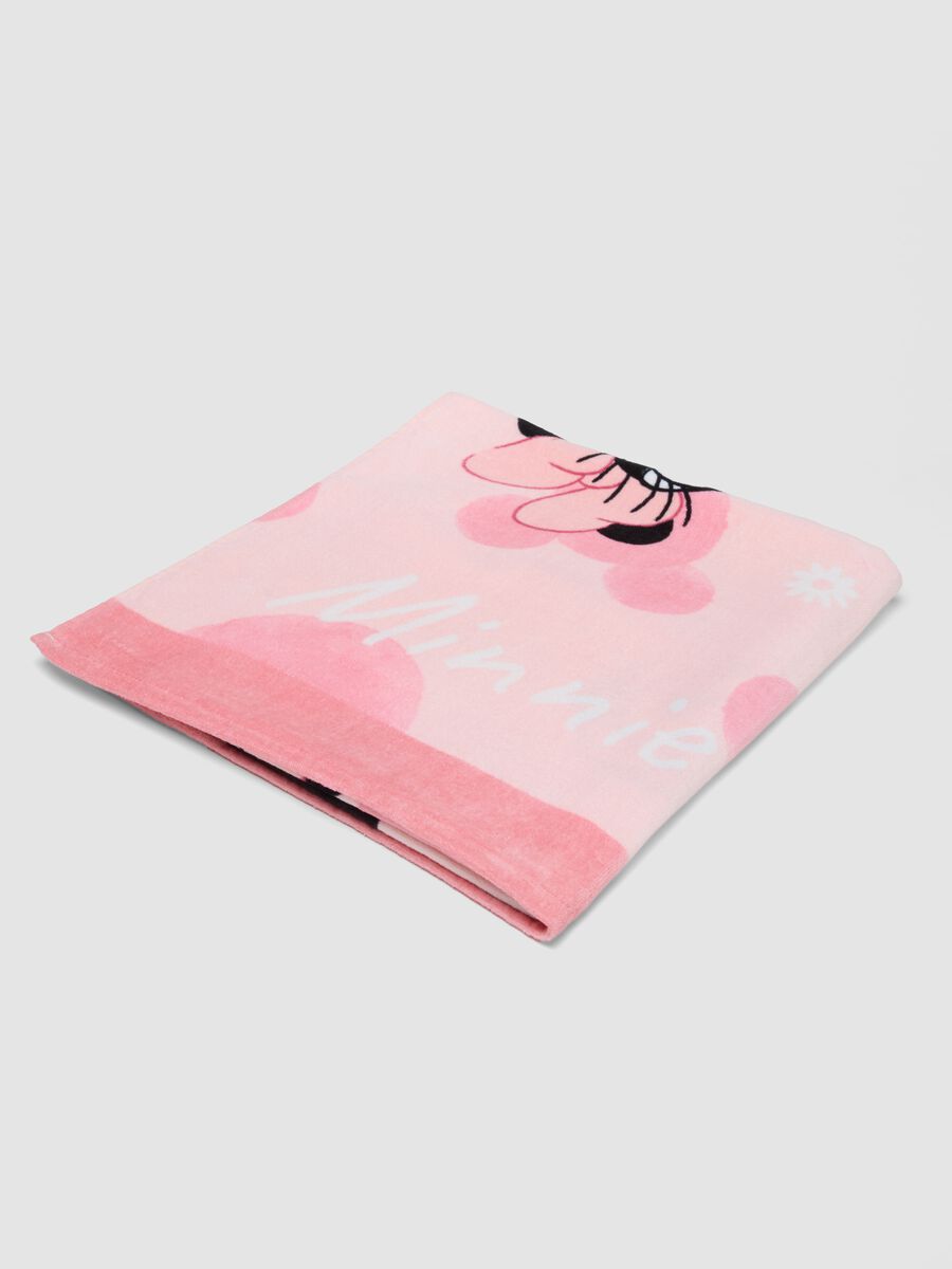 Pink pure cotton beach towel_0