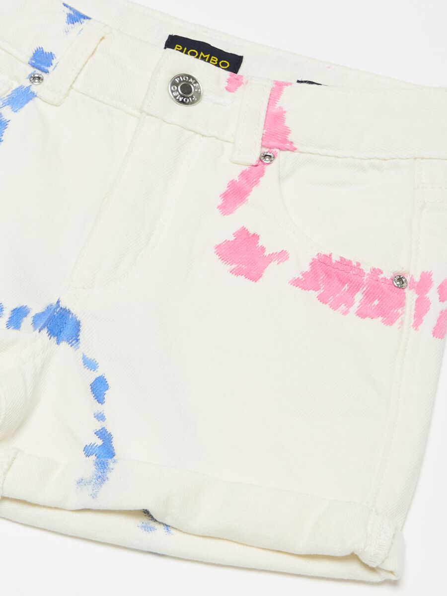 Shorts in cotton with print_4