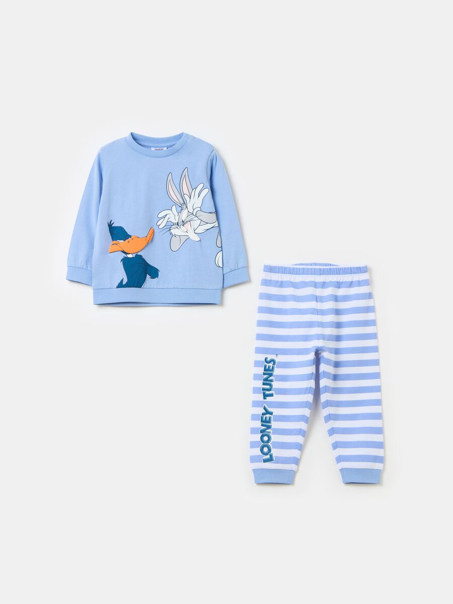 Pijama de algodón Bugs Bunny y Pato Lucas_0