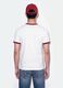 T-shirt branca fitted em algod&atilde;o puro com decote redondo_2