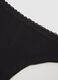 Cuecas Brasileiras em Algod&atilde;o El&aacute;stico Preto Ajuste Regular_5