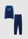 Blue cotton pyjamas for children_0