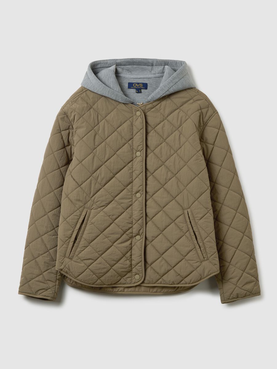 Green Regular Fit Husky Jacket_4