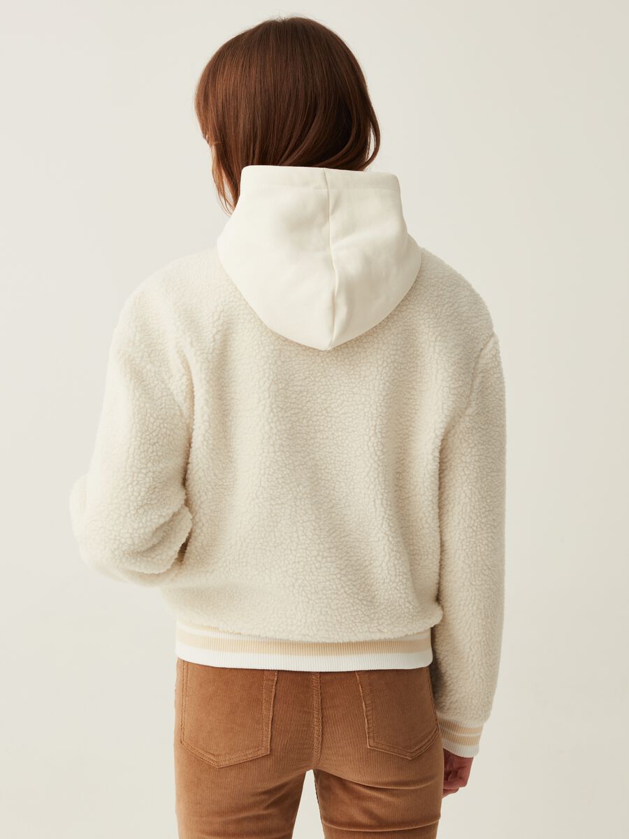 Sherpa bomber jacket with hood_2