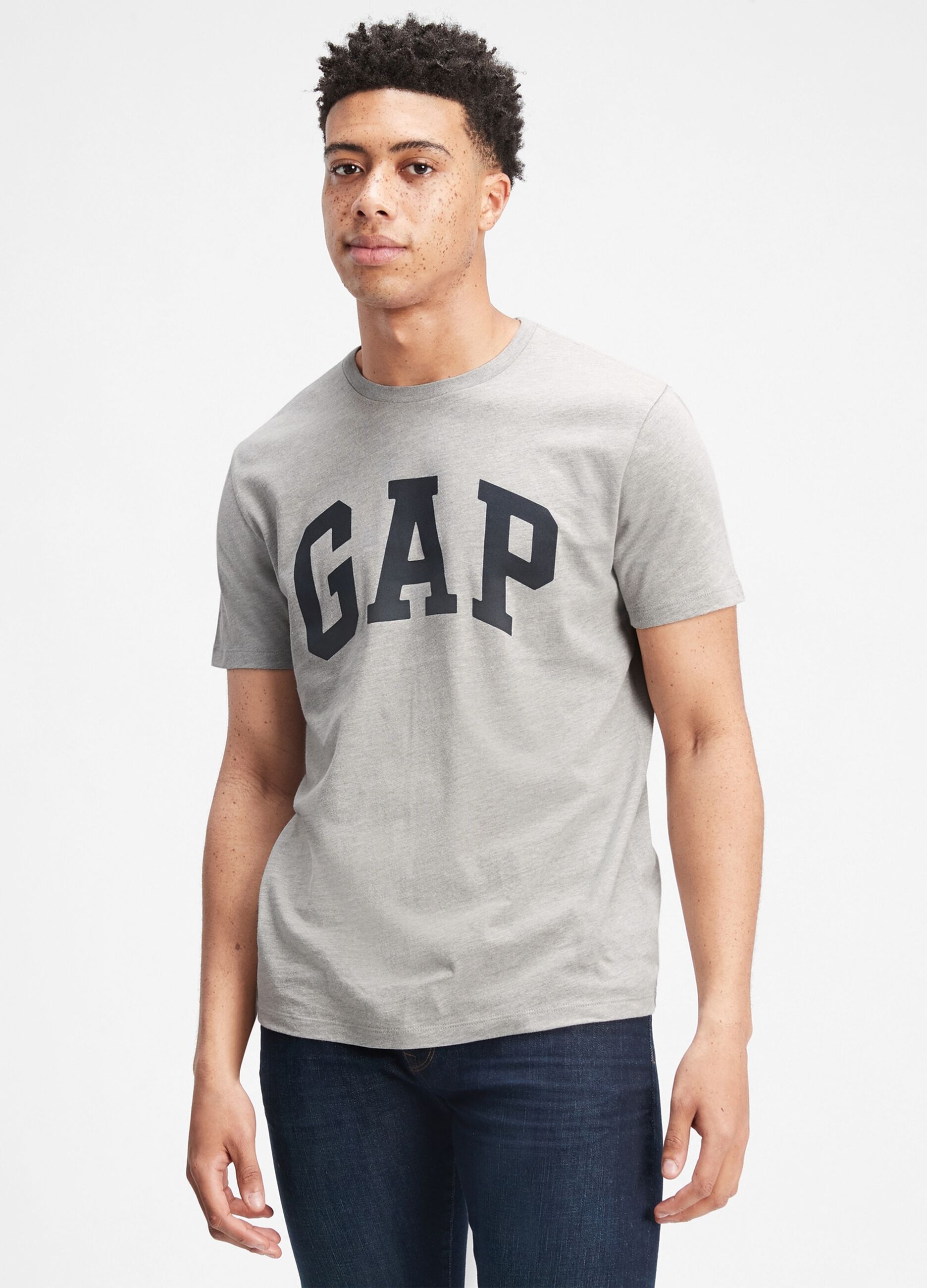 Cotton T-shirt with logo print
