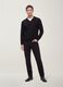 Black regular-fit jeans in a cotton, lyocell and viscose blend_0