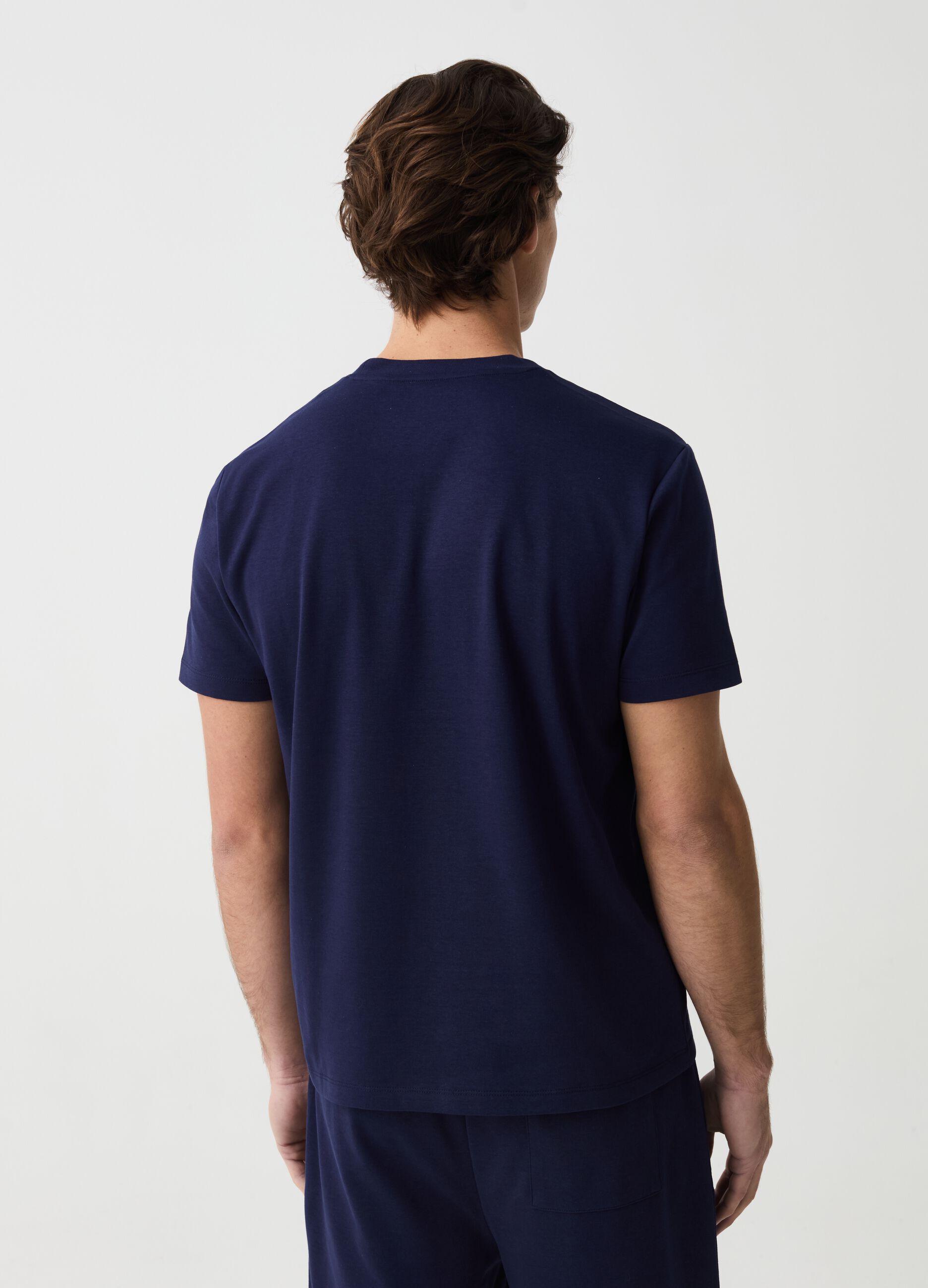 Regular-fit T-shirt with round neck