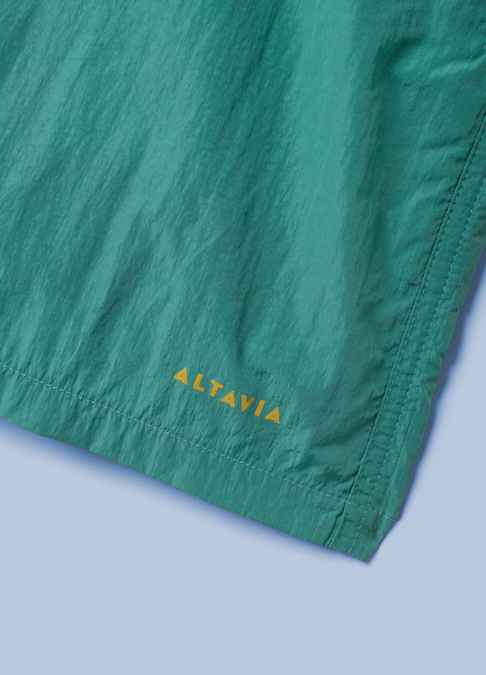 ALTAVIA SAILNG green boxer swim shorts with elasticated waistband