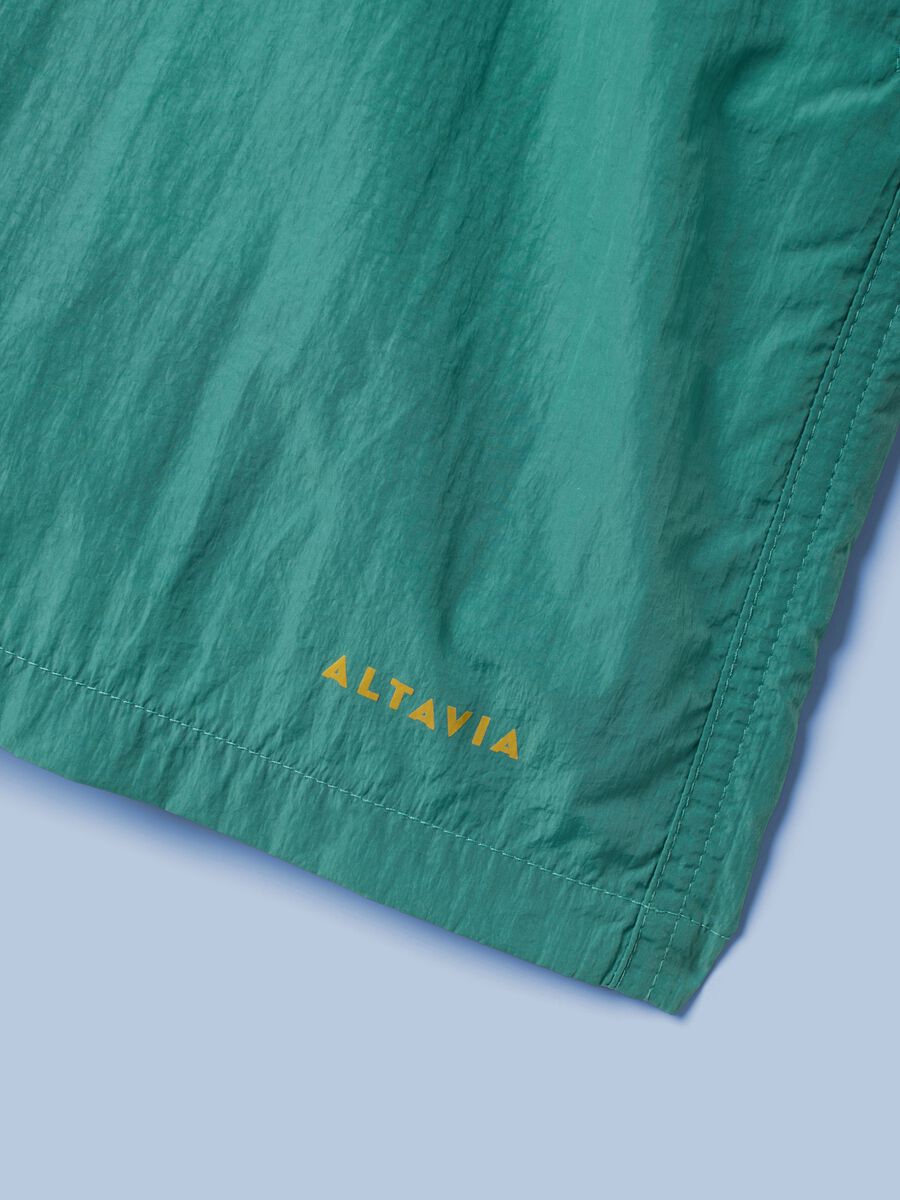 ALTAVIA SAILNG green boxer swim shorts with elasticated waistband_7
