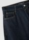 Jeans lavaggio scuro denim in puro cotone barrel fit_1