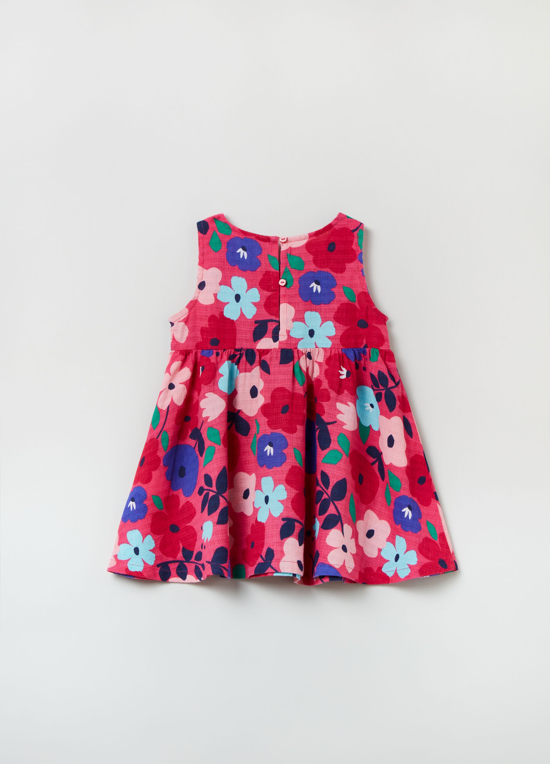 Floral dress in cotton