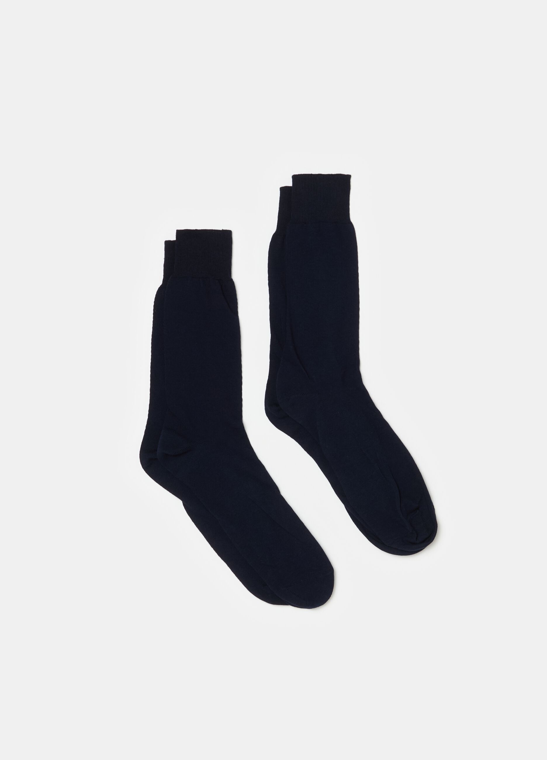Two-pair pack short socks in organic cotton