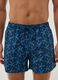 Blaue Boxer-Badeshorts mit Seestern-Print_1