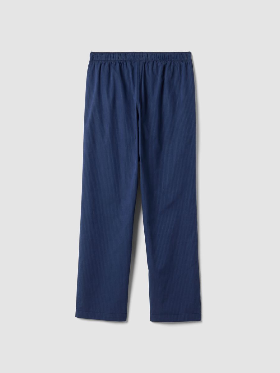 Cal&ccedil;as de pijama azuis em puro algod&atilde;o org&acirc;nico_2