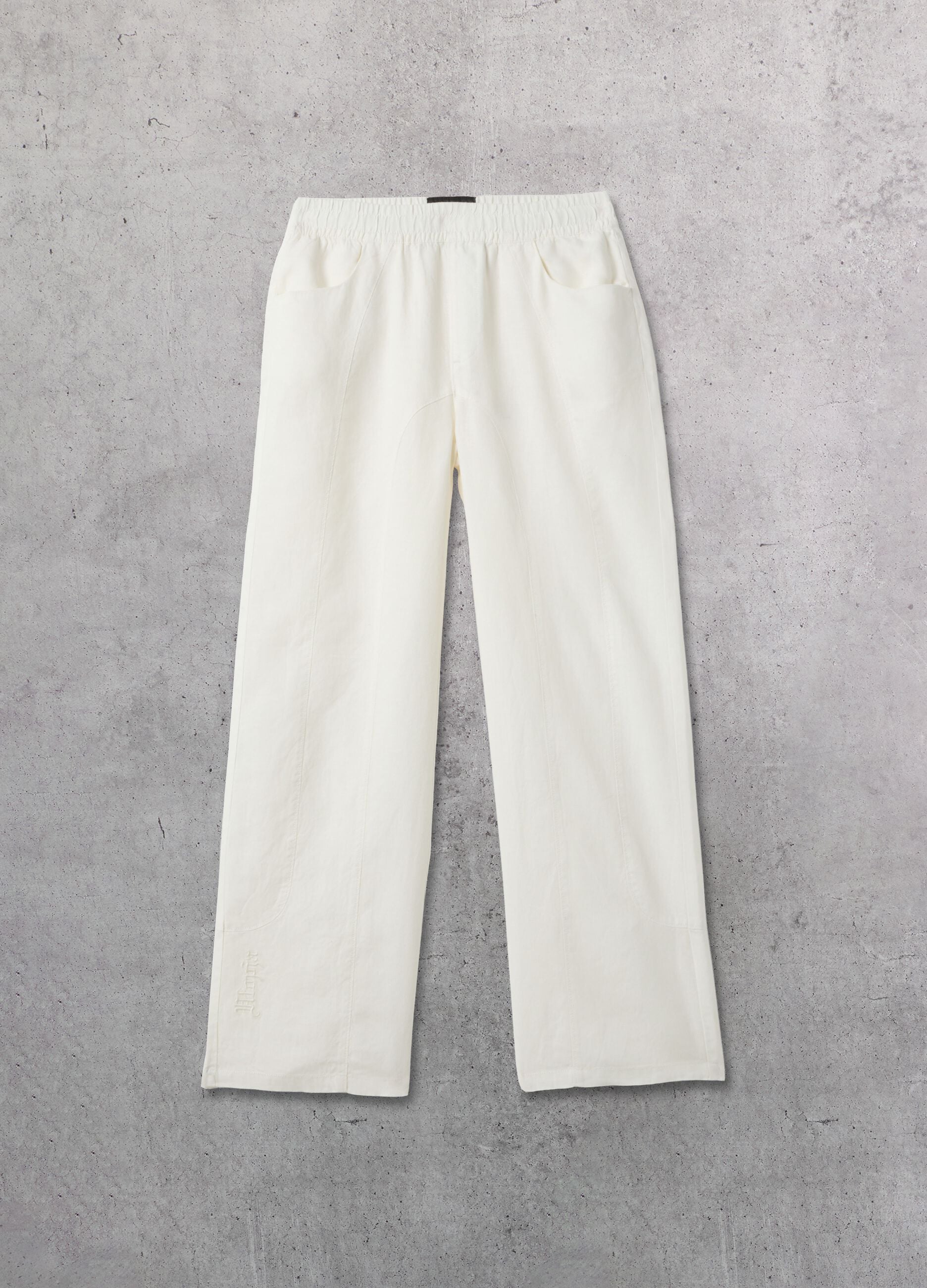 &Lambda;&epsilon;&upsilon;&kappa;ό &pi;&alpha;&nu;&tau;&epsilon;&lambda;ό&nu;&iota; wide leg &alpha;&pi;ό 100% &lambda;&iota;&nu;ό