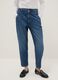 Blue Pure Cotton Baggy Trousers_1