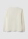 White regular-fit honeycomb viscose-blend T-shirt_2
