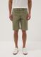 Gr&uuml;ne Bermuda-Shorts aus Stretch-Baumwolle im Five-Pocket-Style_1