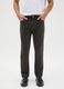 Green Cotton Blend Slim Fit Trousers_1