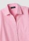 &Uuml;bergro&szlig;es Hemd aus reinem Baumwollstoff mit wei&szlig;en und rosa Streifen_5