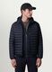 Blue Ultralight padded jacket, regular fit with zip_0
