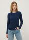 Blue stretch modal regular fit top_0
