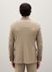 Beige Stretch Fabric Slim Fit Blazer_4