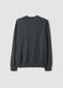 Grey crew-neck jumper in pure merino wool, regular fit_2