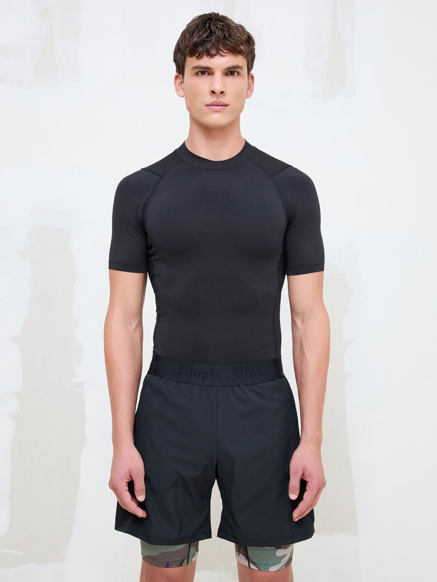 Technisches T-Shirt, Slim Fit &ndash; Schwarz_3