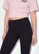 Black stretch cotton flare trousers_1