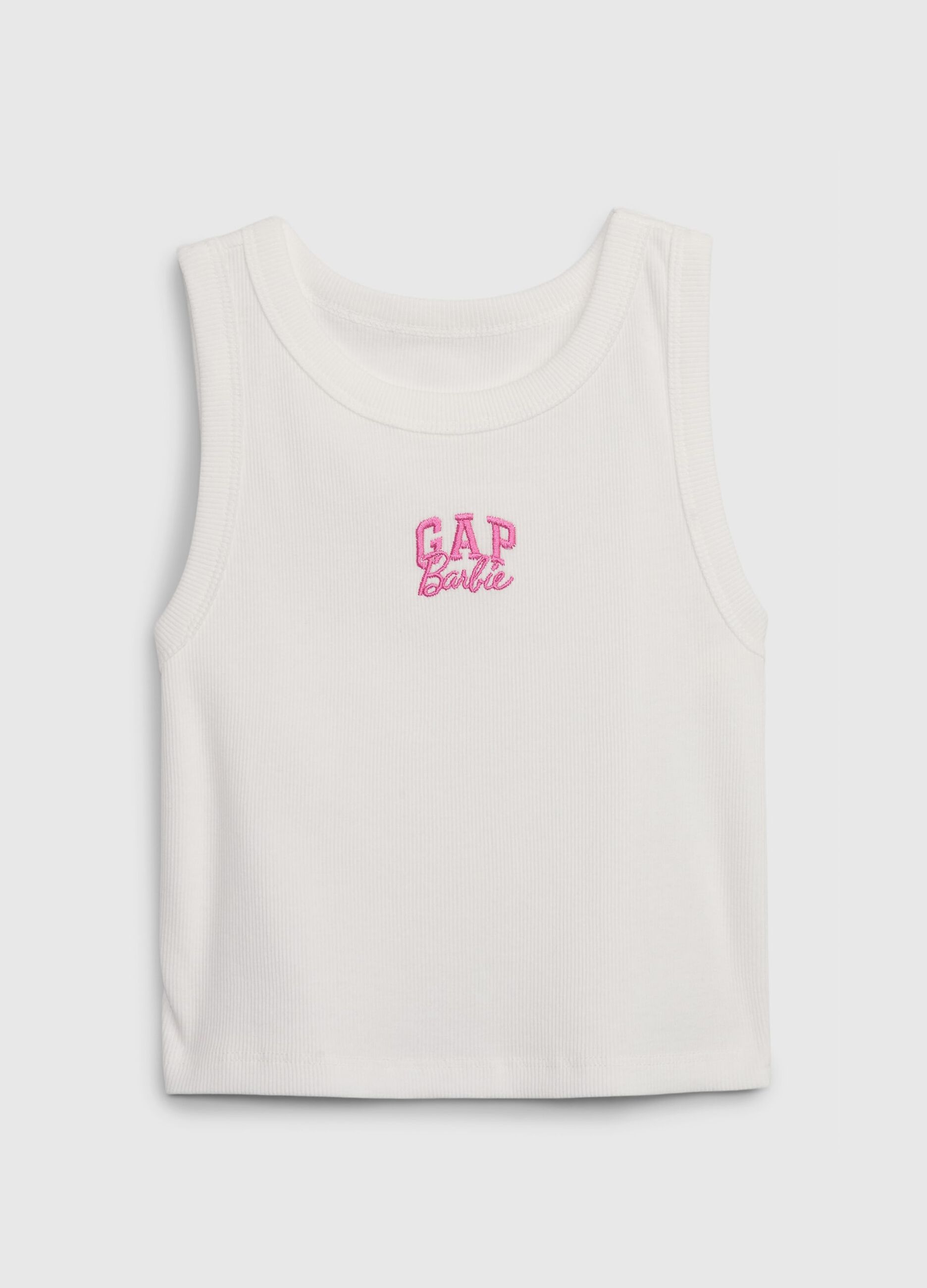 Vest top with Barbie™ embroidery