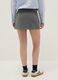 Grey Regular Fit Mini Skirt with Belt_2