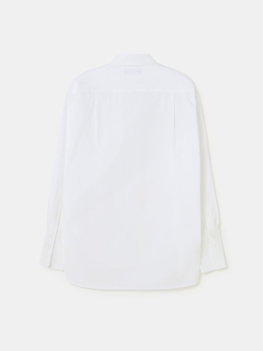 Contemporary shirt with pleated plastron_4