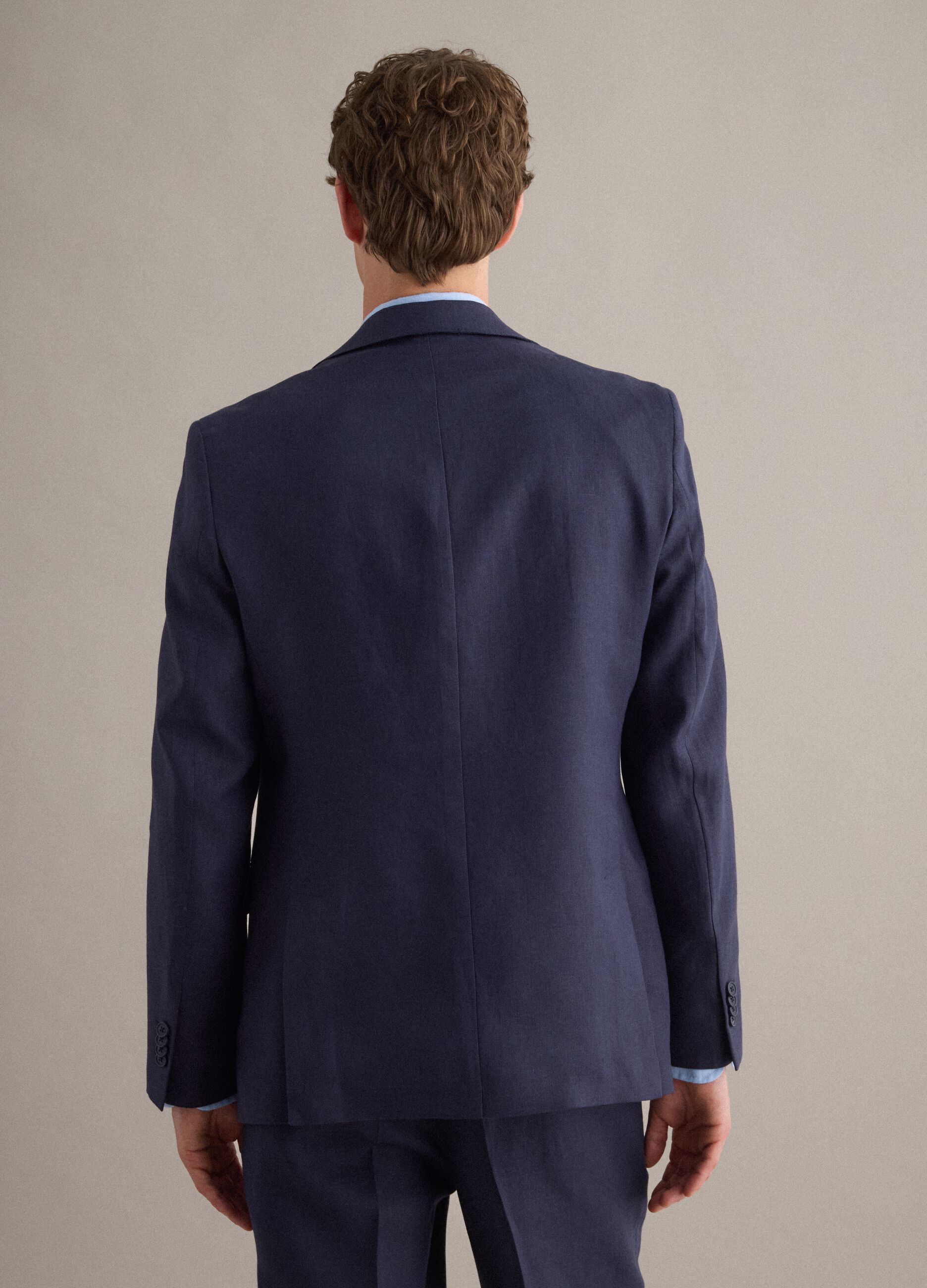 &Mu;&pi;&lambda;&epsilon; &sigma;&alpha;&kappa;ά&kappa;&iota; slim fit &alpha;&pi;ό &kappa;&alpha;&theta;&alpha;&rho;ό &lambda;&iota;&nu;ό