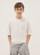 White short-sleeve pure cotton T-shirt_0