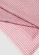 Light striped pink cotton blend scarf_2