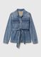 Short denim jacket with belt_4