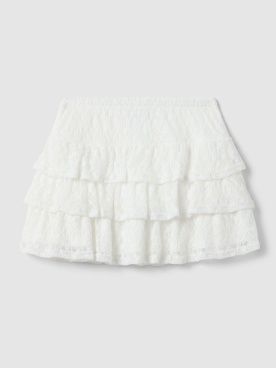 White lace skirt regular fit_5