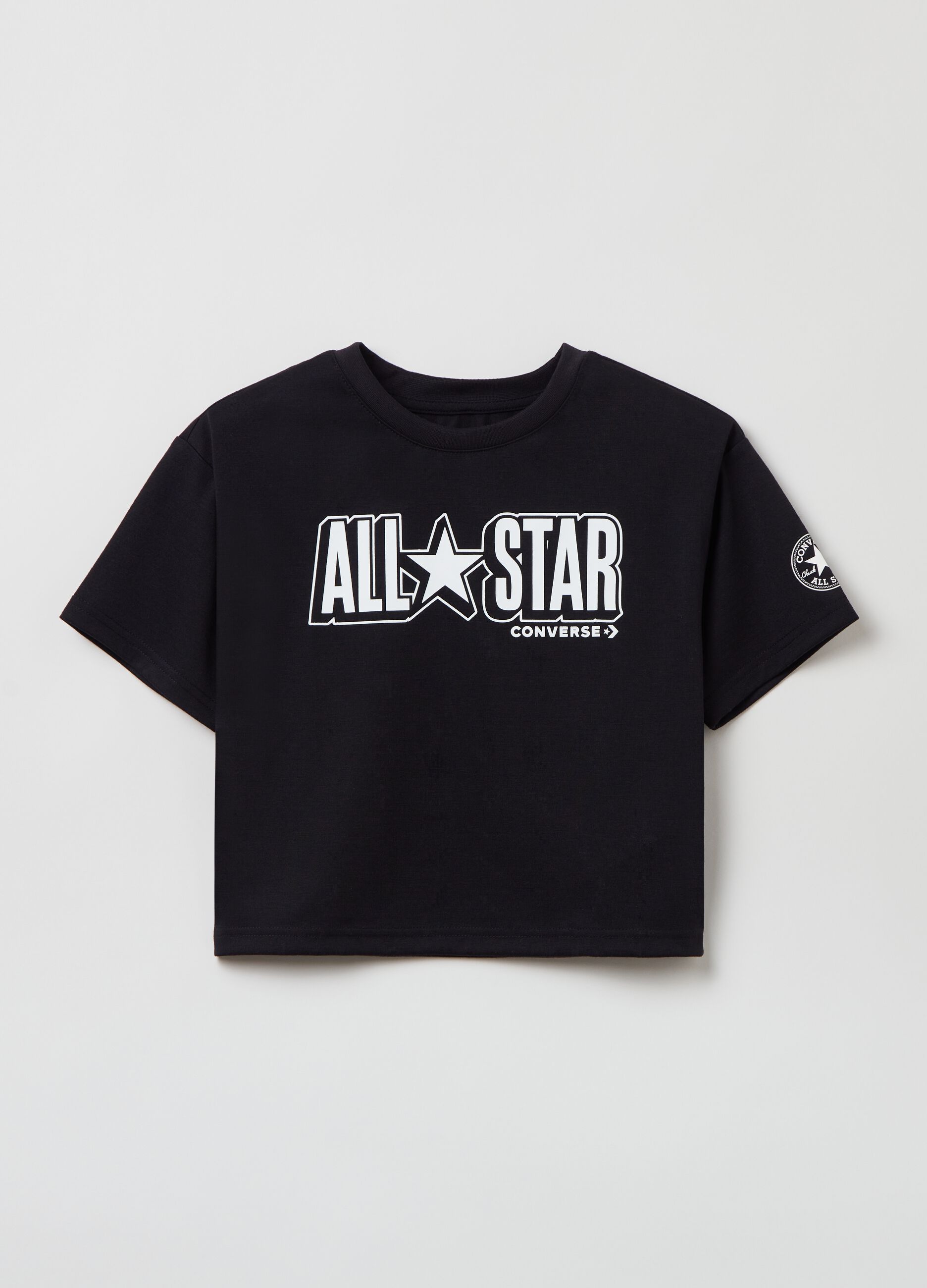 Camiseta boxy con logo All Star