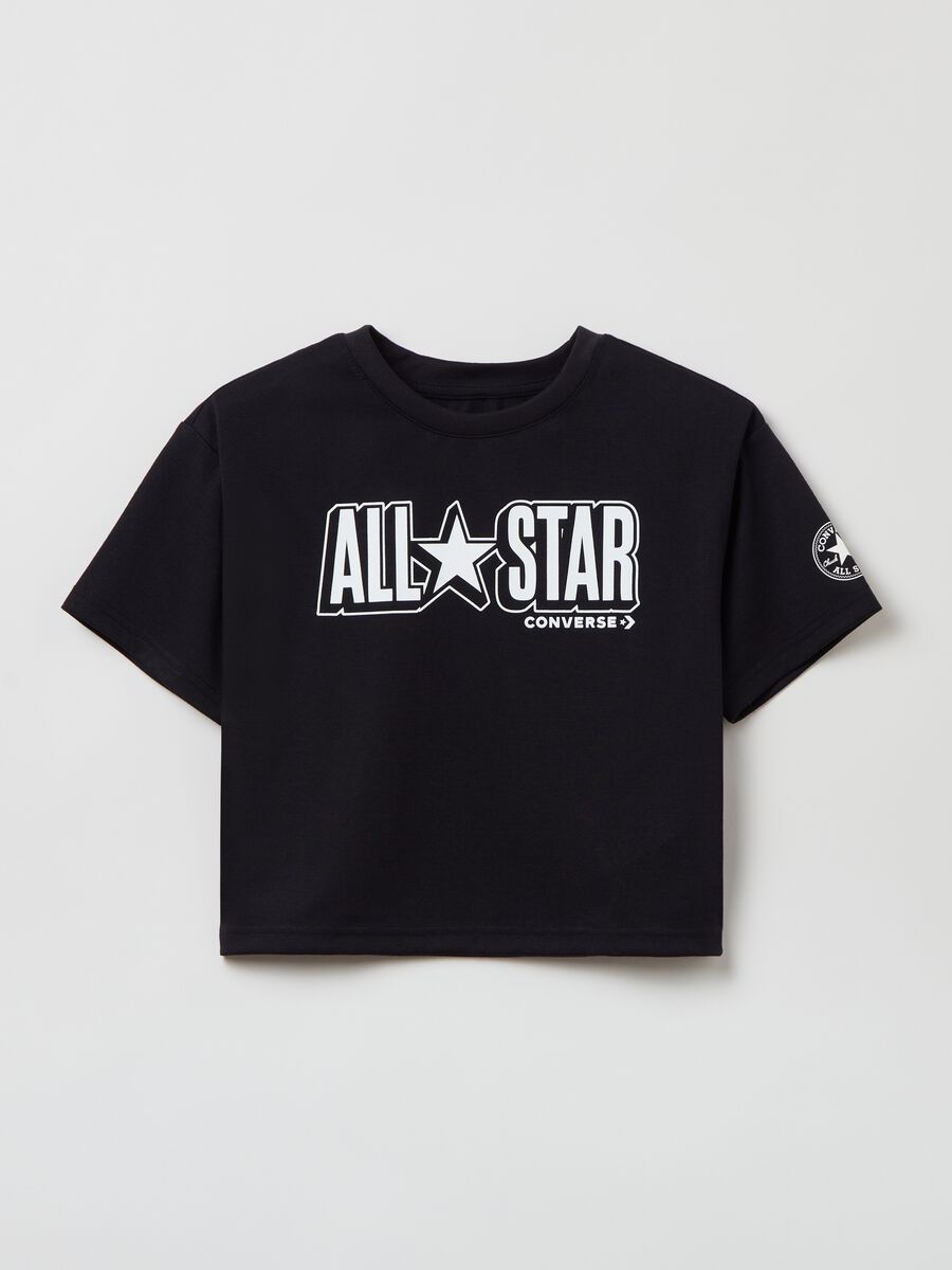 Camiseta boxy con logo All Star_0