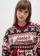 Multicolour Christmas jumper with oversized fit and crew neck_3