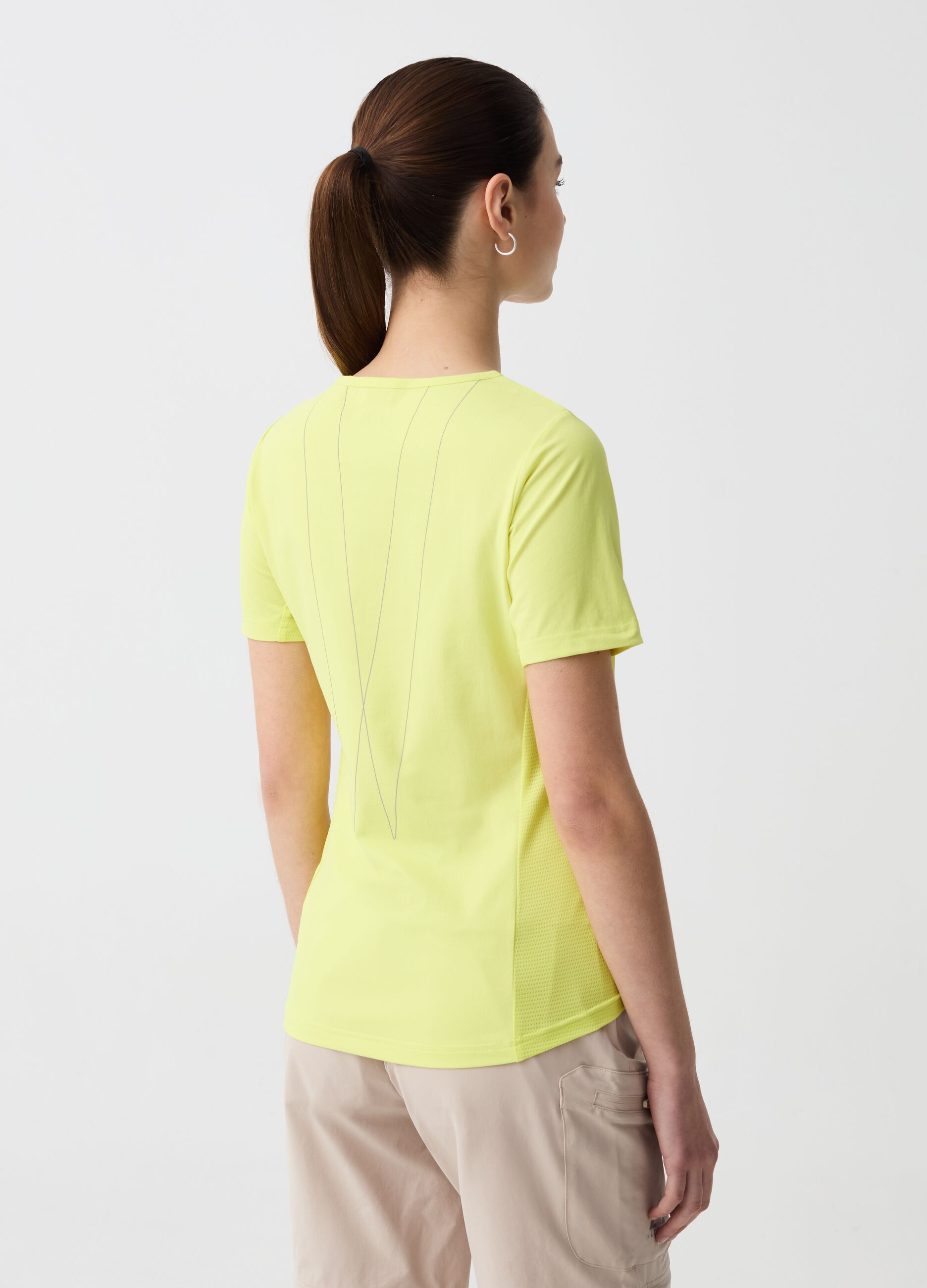 Altavia T-shirt in technical fabric with print