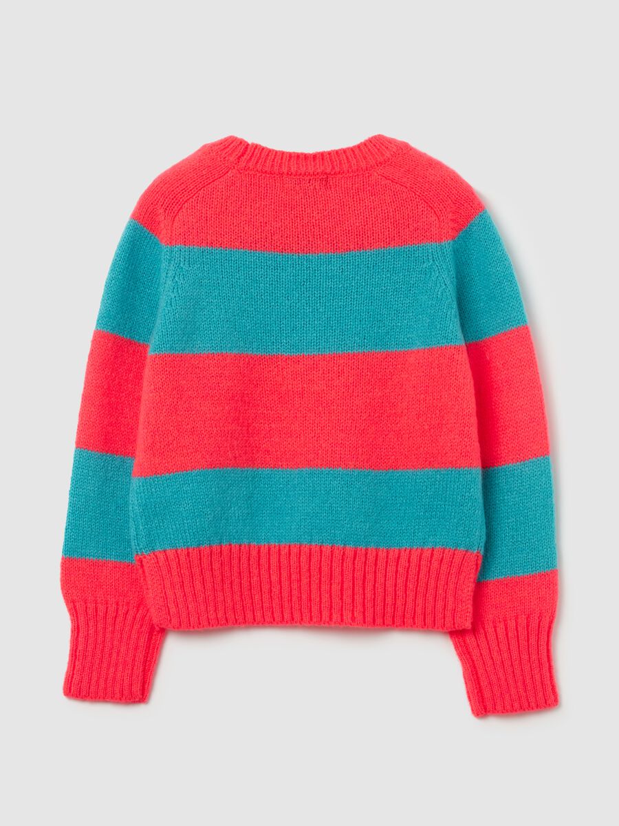 Pullover with striped pattern_4