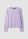 Purple fitted crew-neck long-sleeve top_4
