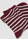 Red striped stretch-fabric socks_1