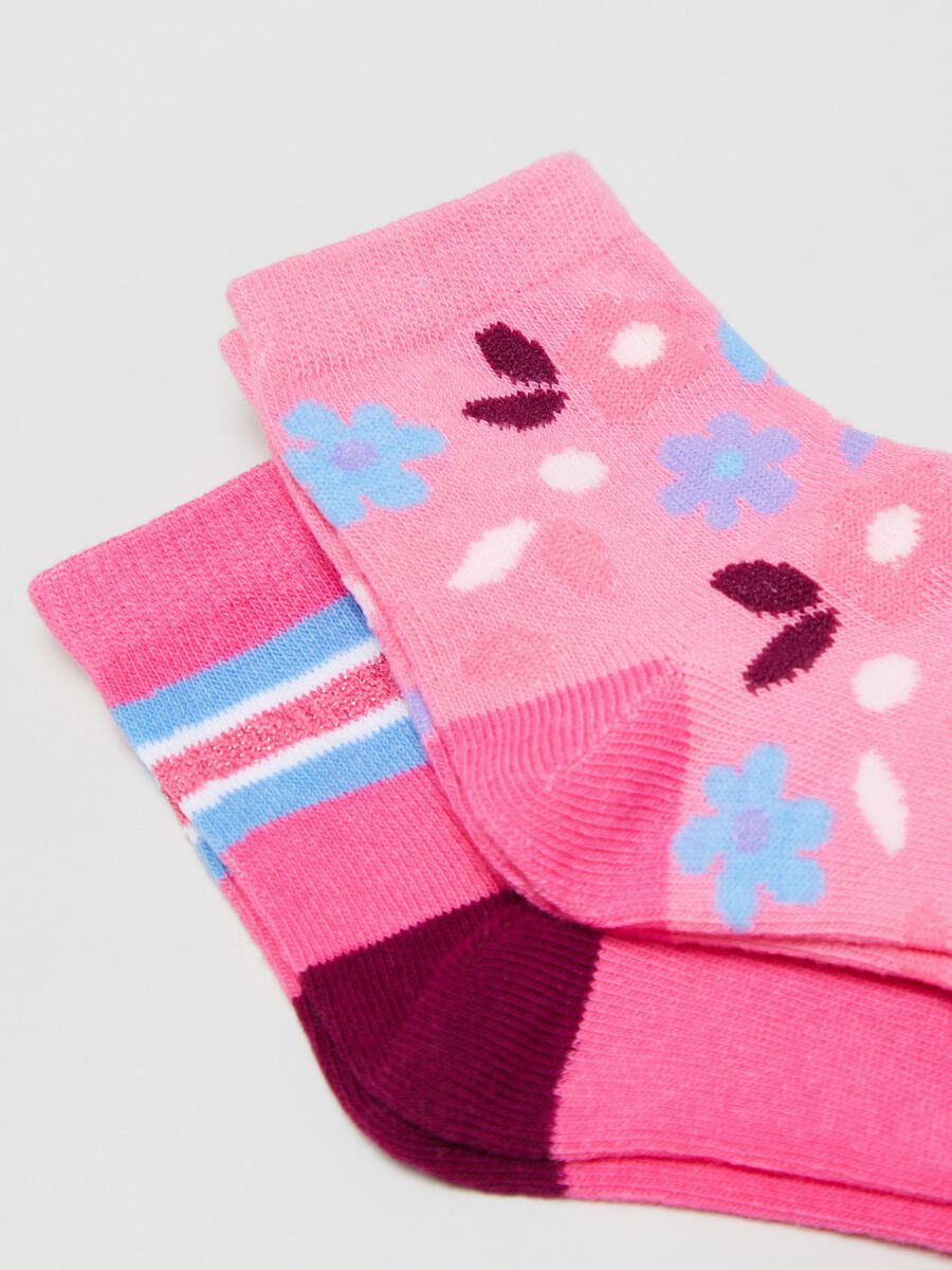 Two-pair pack short stretch socks_2